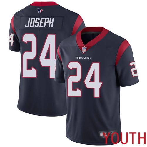 Houston Texans Limited Navy Blue Youth Johnathan Joseph Home Jersey NFL Football #24 Vapor Untouchable
